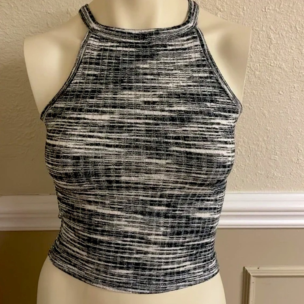 Black & White Halter Top!